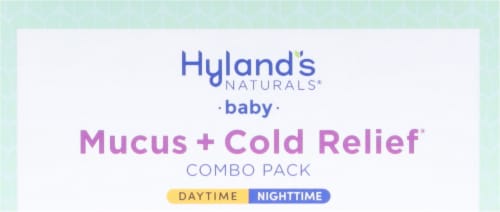 Hyland’s Baby Homeopathic Mucus + Cold Relief Day & Night Pack Perspective: top