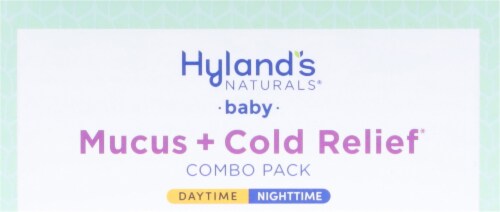 Hyland’s Baby Homeopathic Mucus + Cold Relief Day & Night Pack Perspective: top