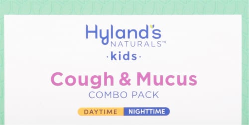Hyland's Naturals™ Kids Cough & Mucus Grape Flavor Cold Medicine Perspective: top