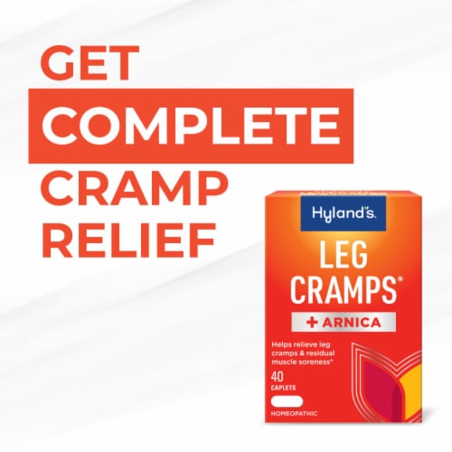 Hyland's Naturals™ Leg Cramps + Arnica Caplets Perspective: top