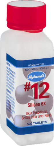 Hyland's Homeopathic Hair & Nails Tablets Perspective: top