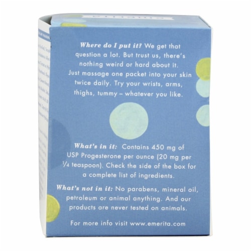 Emerita® Pro-Gest® Original Balancing Cream Packets Perspective: top