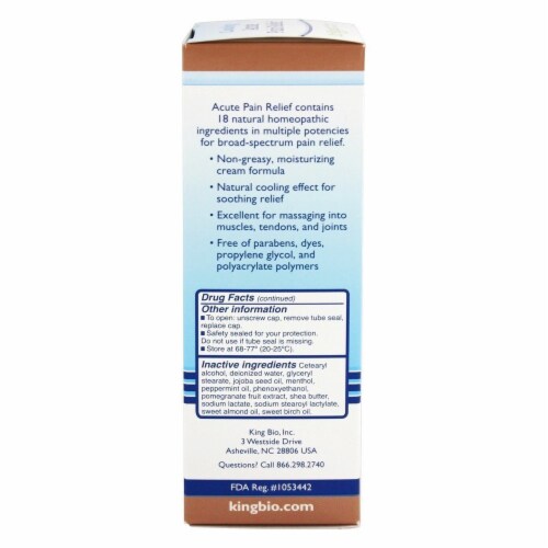 Dr. King's Natural Medicine Acute Pain Relief Topical Perspective: top
