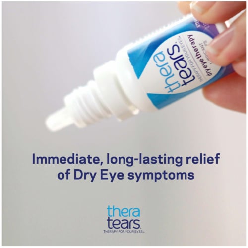 TheraTears Value Size Lubricant Dry Eye Drops Perspective: top