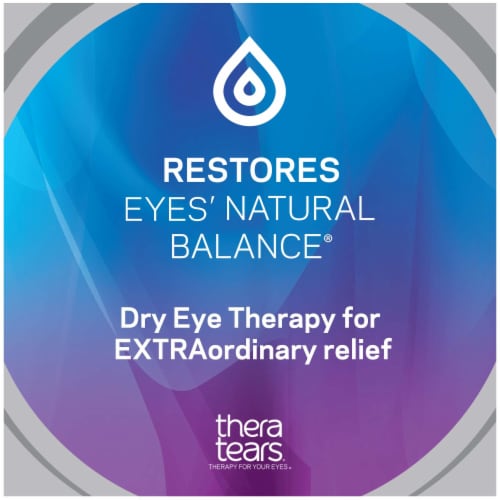 TheraTears Extra Dry Eye Therapy Lubricant Eye Drops Perspective: top