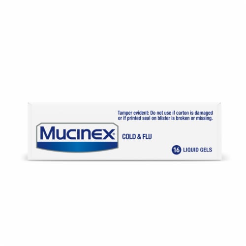MUCINEX® Cold & Flu Liquid Gels Perspective: top
