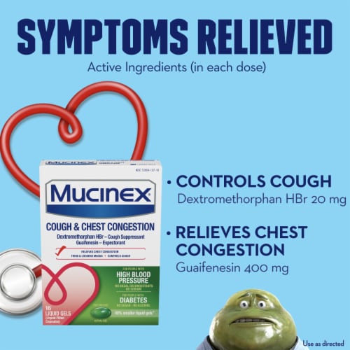 MUCINEX Liquid Gels Cough & Chest Congestion Perspective: top