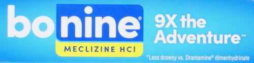 Bonine® Adult Motion Sickness Raspberry Flavored Chewable Tablets Perspective: top