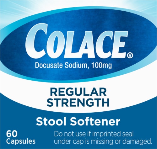Colace® Regular Strength Stool Softener Capsules Perspective: top
