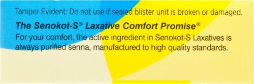 Senokot-S Laxative Tablets Perspective: top