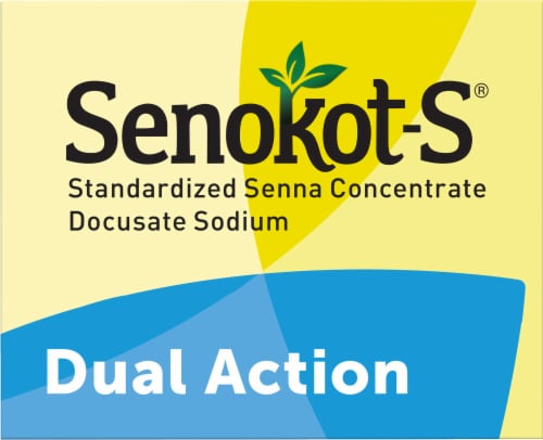 Senokot-S® Dual Action Laxative Tablets Perspective: top