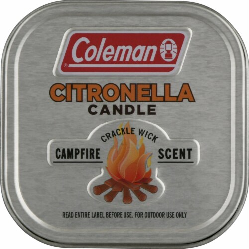 Coleman Campfire Scented Citronella Tin Candle Perspective: top