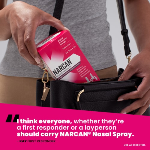 NARCAN® Nasal Spray Emergency Treatment of Opioid Overdose Two Single-Dose Devices Perspective: top