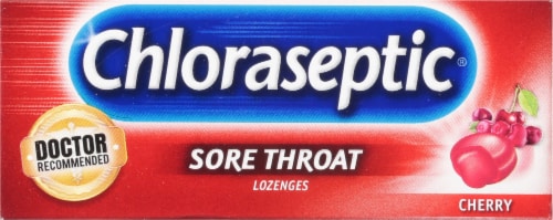 Chloraseptic® Cherry Lozenges Perspective: top