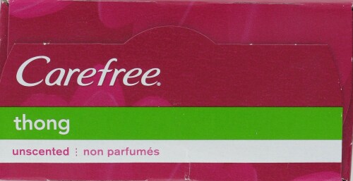 Carefree Unscented Thong Liners Perspective: top