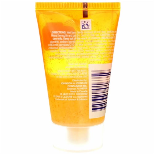 Clean & Clear® Morning Burst® Facial Scrub Perspective: top