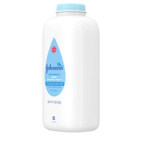 Johnson's Cornstarch Baby Powder With Aloe & Vitamin E Perspective: top