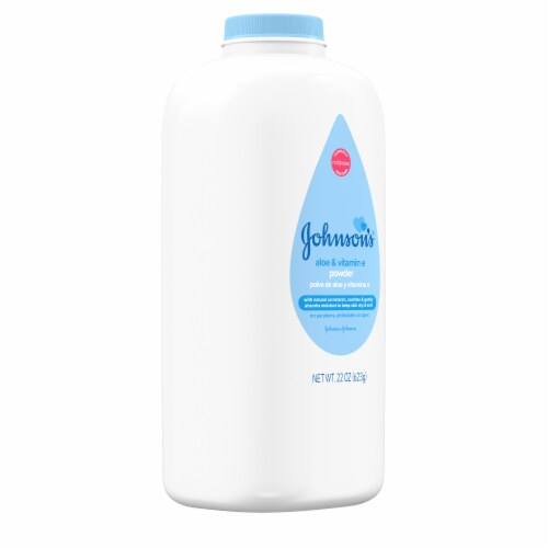 Johnson's Cornstarch Baby Powder With Aloe & Vitamin E Perspective: top