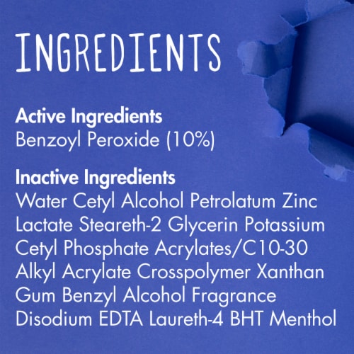 Clean & Clear Continuous Control Benzoyl Peroxide Acne Face Wash Perspective: top