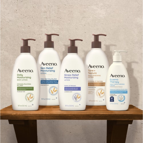 Aveeno Skin Relief Intense Moisture Hand Cream Fragrance-Free with Soothing Prebiotic Oat Perspective: top