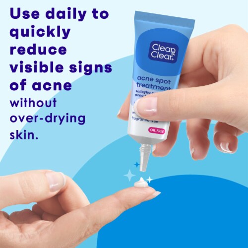 Clean & Clear Acne Spot Treatment, 2% Salicylic Acid Perspective: top