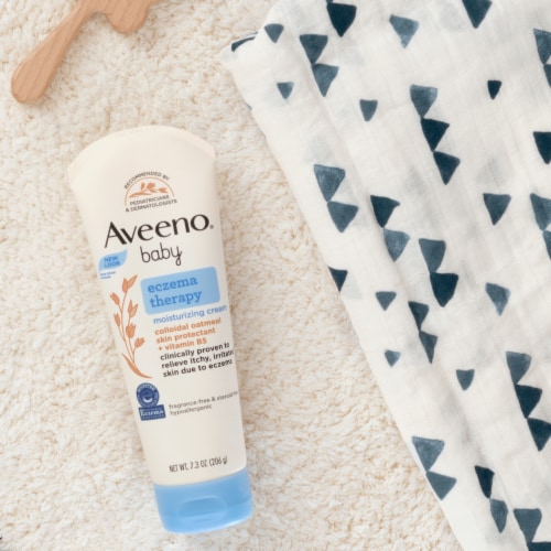 Aveeno Baby Eczema Therapy Moisturizing Cream With Oatmeal Perspective: top
