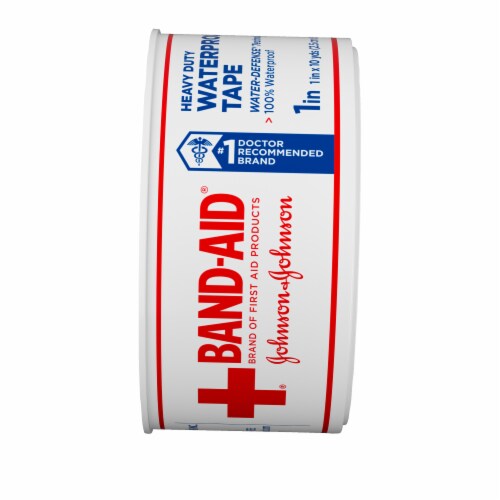 Band-Aid Brand 100% Waterproof Tape Roll For Wound Care Perspective: top