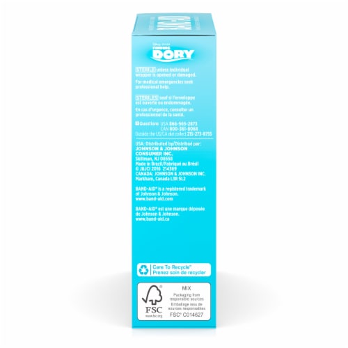 Band-Aid Bandages, Disney/Pixar Finding Dory Perspective: top