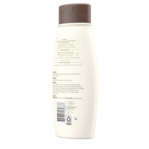 Aveeno Vanilla Scented Daily Moisturizing Yogurt Body Wash Perspective: top