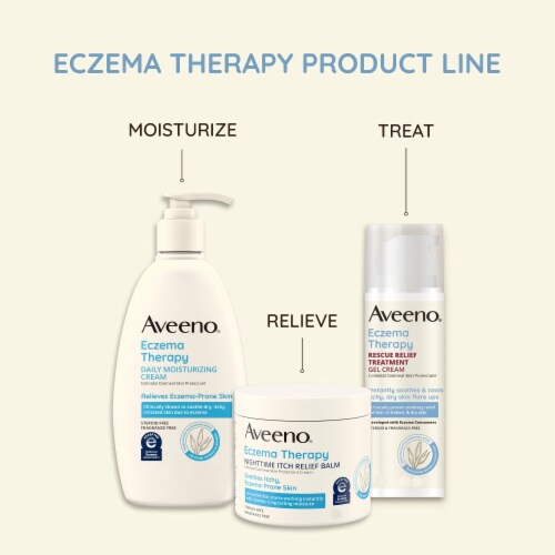 Aveeno Eczema Therapy Nighttime Itch Relief Balm Perspective: top
