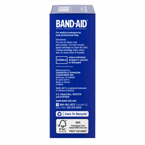 Band-Aid Brand Skin-Flex Adhesive Active Bandages, All One Size Perspective: top