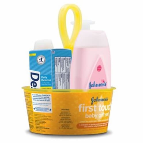 Johnson's® First Touch Baby Gift Set Perspective: top