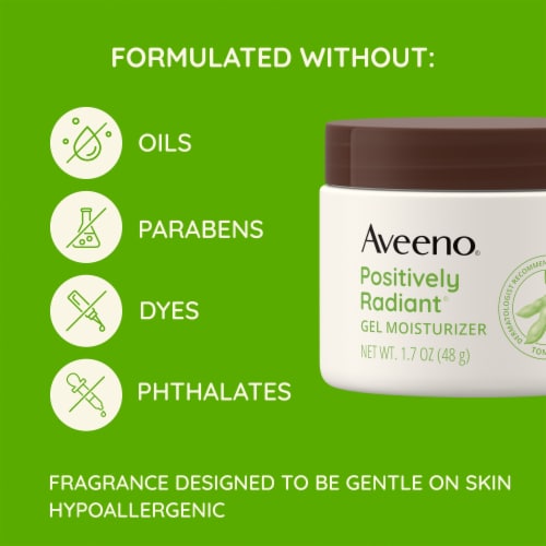 Aveeno Positively Radiant Gel Moisturizer Perspective: top