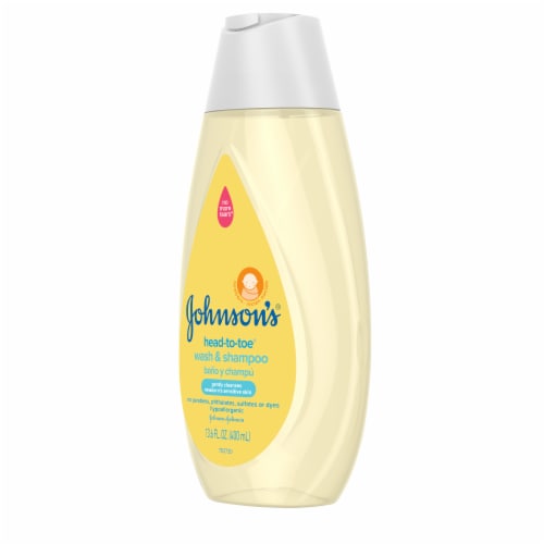 Johnson’s Head-to-Toe Tearless Gentle Baby Wash & Shampoo Perspective: top