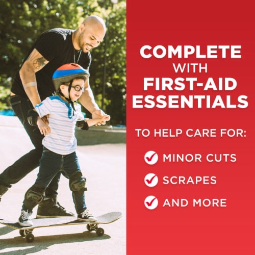 Johnson & Johnson All-Purpose Portable Compact First Aid Kit Perspective: top