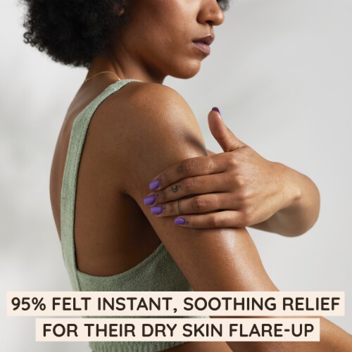 Aveeno Eczema Therapy Rescue Relief Treatment Gel Cream Fragrance-Free with Colloidal Oatmeal Perspective: top