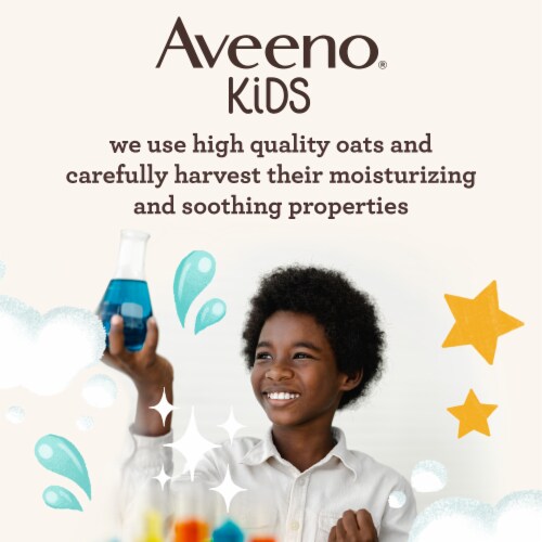 Aveeno Kids Sensitive Skin Face & Body Wash Perspective: top