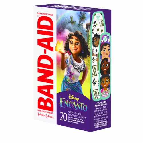 Band-Aid Brand Bandages For Kids, Encanto Characters, Assorted Perspective: top