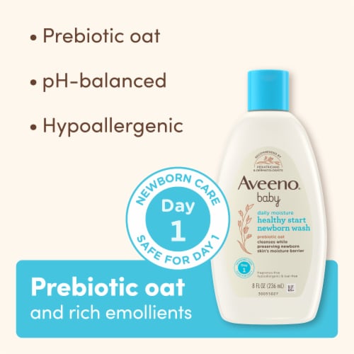 Aveeno Baby Healthy Start Nourishing Newborn Baby Body Wash Perspective: top