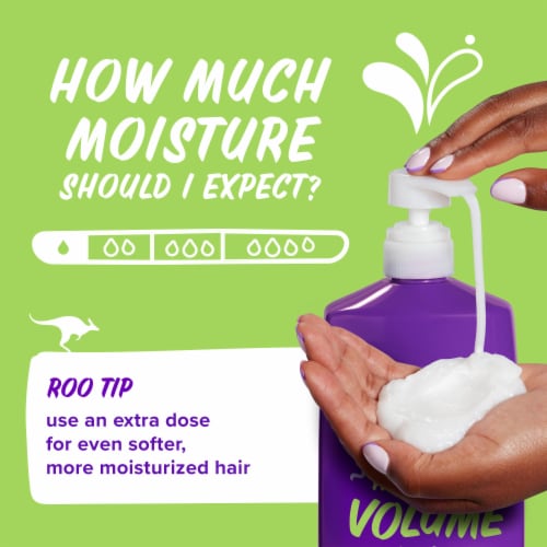Aussie Miracle Volume with Plum & Bamboo Paraben Free Conditioner Perspective: top
