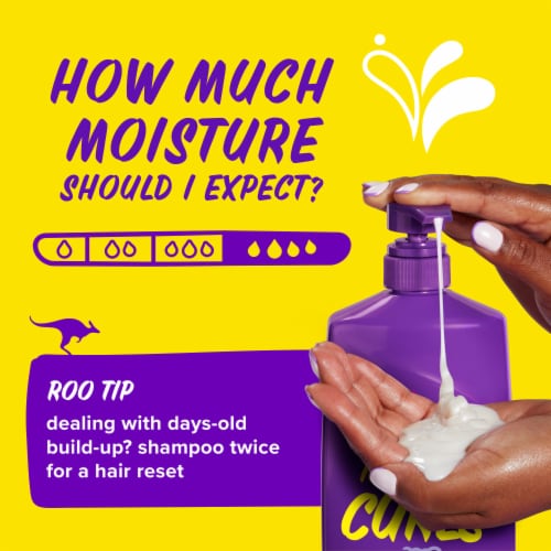Aussie Miracle Curls Shampoo with Coconut Oil Paraben Free Perspective: top