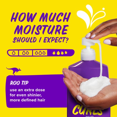 Aussie Miracle Curls Conditioner with Coconut Oil Paraben Free Perspective: top