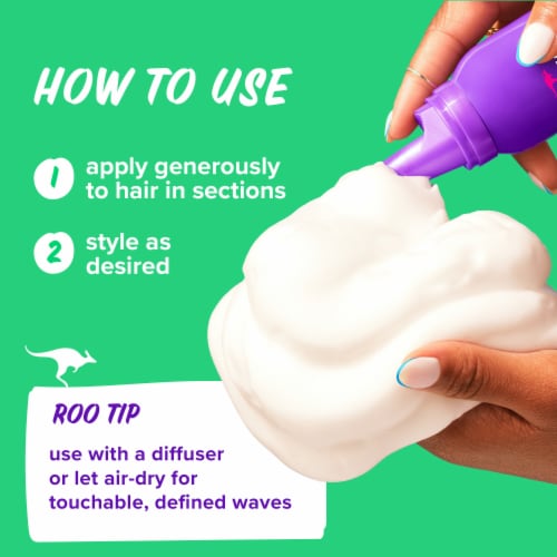 Aussie Miracle Waves Soft Wave Mousse with Hemp Seed Oil Paraben and Sulfate Free Perspective: top