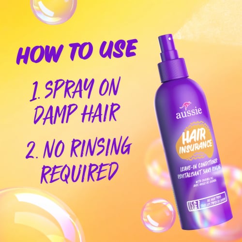 Aussie Hair Insurance Leave-In Conditioner for All Hair Types Perspective: top