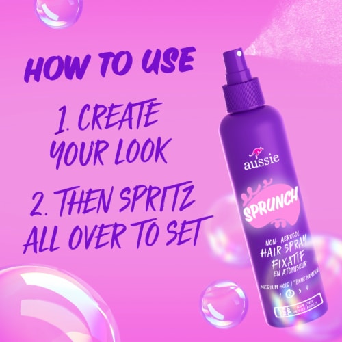Aussie Sprunch Non-Aerosol Hair Spray for Curly and Wavy Hair Perspective: top