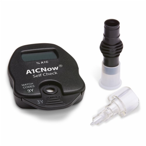 A1C Now Self Check 4 Test Kit Perspective: top