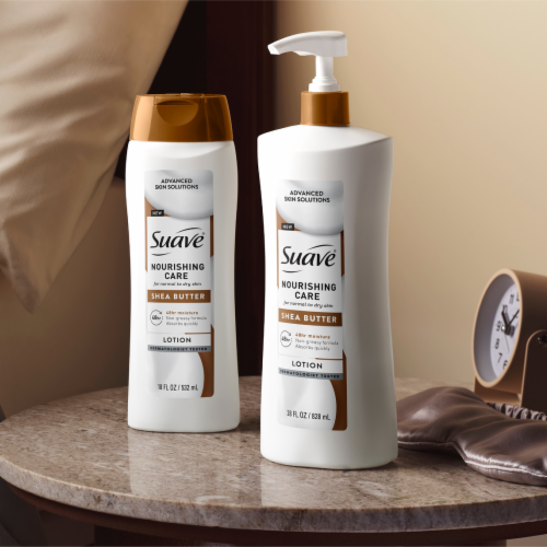 Suave Nourishing Care Hand & Body Lotion with Shea Butter for Women Perspective: top