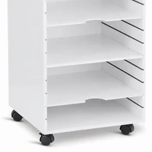 Simply Tidy Modular Mobile Panel Tower for Home and Office Organization