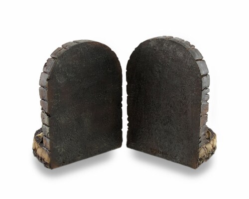 Zombie Breaking Out of Grave Bookend Set of 2 Perspective: top