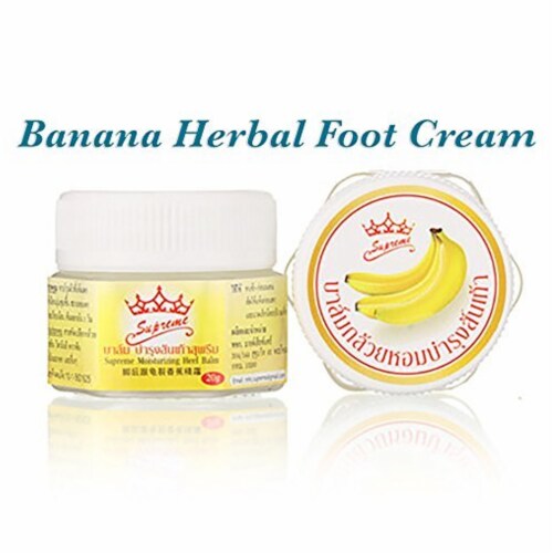 Supreme Natural Softening Banana Heel Cream, 20 gram Perspective: top